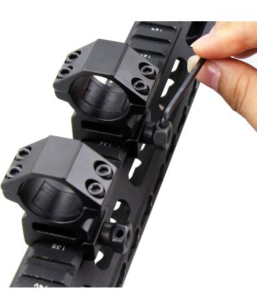 Modkin Rifle Scope Rings - Medium Profile Scope Mounts for Picatinny/Weaver Rail (1 inch, Set of 2) - Buy Online on SooperMarket.com