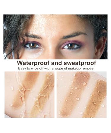 Shop Waterproof Eyebrow Stamp Kit | Long Lasting Dual Color Stencil Set - Medium & Dark Brown - Buy Online on SooperMarket.com