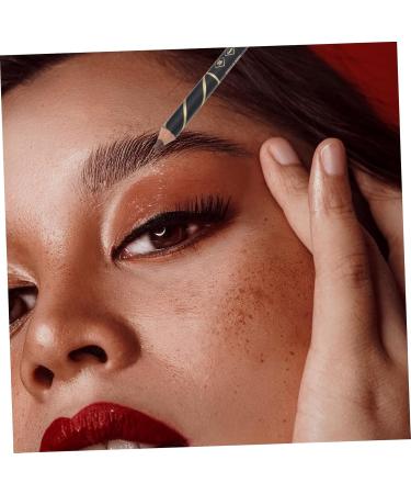 BELLIFFY 4pcs Two-in-one Eyebrow Pencil Eyebrow Makeup Pencils Black Eyebrow Pencil Brow Pencils Brown Wooden - Buy Online on SooperMarket.com
