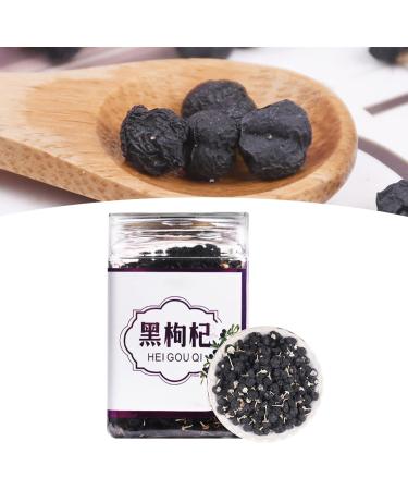 130g Black Wolfberry Tea Organic Natural Wild Black Goji Herbal Tea Canned Wolfberry Health Tea Natural Healthy Chinese Tea - Buy Online on SooperMarket.com