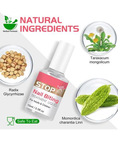 Stop Thumb Sucking & Nail Biting - Child-Friendly Nail Polish Treatment | Bitter Taste | Safe & Effective | Easy Application - 15ML - Buy Online on SooperMarket.com