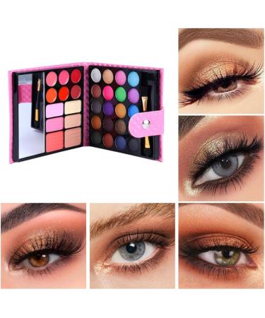PhantomSky 32-Color Eyeshadow Palette Contouring Kit with Lipgloss, Blusher, and Concealer #4 - Ideal for Professional & Daily Makeup - Buy Online on SooperMarket.com