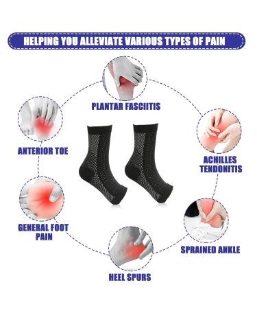 Buy Run Up Orthopedic Compression Socks for Men & Women | Neuropathy Ankle Support & Plantar Fasciitis Relief | Ideal for Fitness Running & Cycling (S/M) - Buy Online on SooperMarket.com