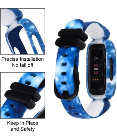 3 Pack Floral Ace 3 Bands for Kids - Colorful Waterproof Straps for Fitbit Ace 3 - Girls Boys Bracelet Accessories - Pattern A - Buy Online on SooperMarket.com