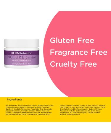 DERMAdoctor Picture Porefect Oil Free Facial Moisturizer | Pore Minimizer for Oily Skin | Zinc & Copper Peptides | Daily Lotion for Men & Women | 1.69 oz - Buy Online on SooperMarket.com