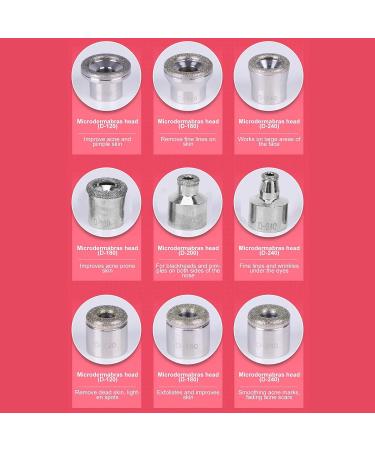 12pcs Microdermabrasion Replacement Tips Set for Skin Rejuvenation Beauty Machine - Buy Online on SooperMarket.com