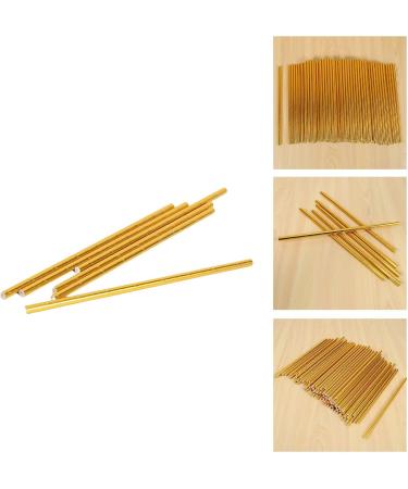 AIDIRui Gold Foil Paper Straws Biodegradable Disposable Party Drinking Straws Pack of 100 Holiday Celebrations - Buy Online on SooperMarket.com