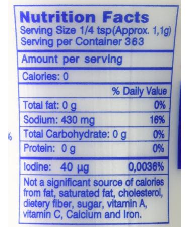 Kalas Classic Greek Iodized Sea Salt - 400g (14.11oz) Pack of 1 - Buy Online on SooperMarket.com