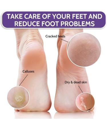 Foot Soak for Foot Spa Lavender 4PCs Foot Pack with Foot Soak Foot Scrub Foot Mask Foot Lotion Foot Care Jelly Pedicure Packs Foot Spa Soak for Dry Hard Rough skin Eliminate Fatigue (Lavender) - Buy Online on SooperMarket.com