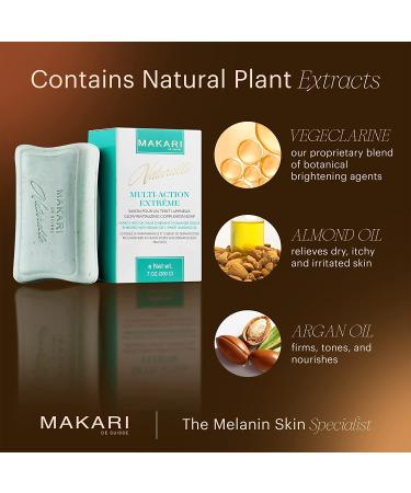 Makari Naturalle Multi-Action Extreme Toning Soap - 7 oz | Moisturizing Bar for Soft, Smooth Skin | Ideal for Sensitive to Dry Skin - Buy Online on SooperMarket.com