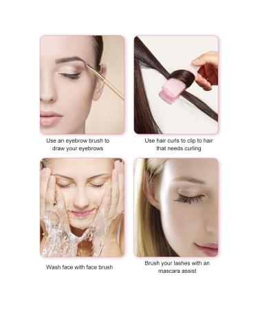 Premium Hair Curler & Beauty Set - Hair Dressing Face Cleaning Brush Eyebrow & Eyelash Tools - International Shipping - Buy Online on SooperMarket.com