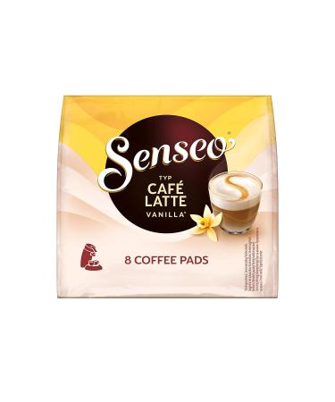 Buy Senseo Caf Latte Vanilla Pads - 40 Coffee Pads Pack of 5 - Perfect for 40 Delicious Drinks | International Shipping Available - Buy Online on SooperMarket.com