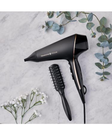 Remington Proluxe Ionic Hair Dryer 2400W Midnight Edition - Intelligent OPTIHeat Control with Styling Shot - Buy Online on SooperMarket.com