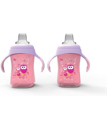 Avima Baby 10 oz Soft Spout Sippy Cups Pink - Set of 2 (2 Count) - Pack of 1 - Pink - Buy Online on SooperMarket.com