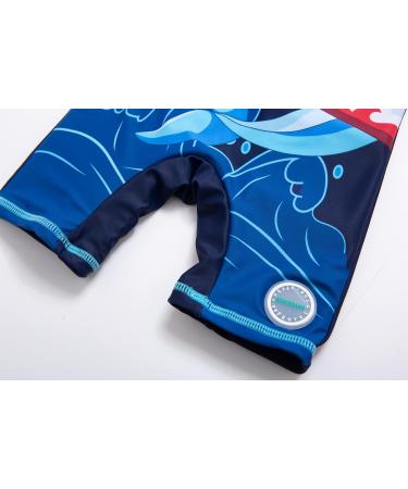 Bonverano Baby Boys Swimsuit | UPF 50+ Sun Protection | 6-9 Months | Surf Shark Design - Buy Online on SooperMarket.com