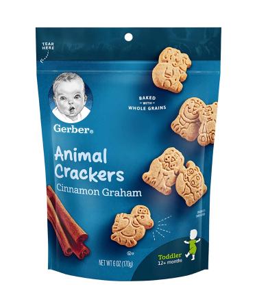 Gerber Animal Crackers 12+ Months Cinnamon Graham 6 oz (170 g)