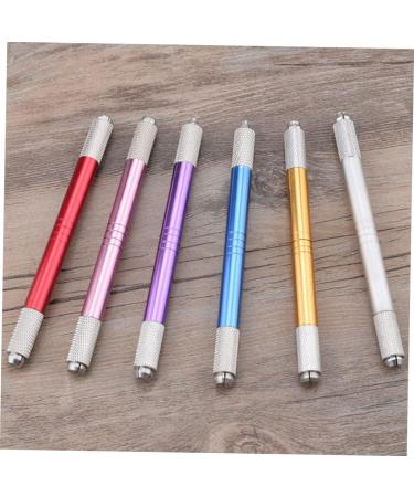 Gogogmee 7pcs Embroidery Pen Microblading Eyebrow Pen Eyebrow Needle Pen Pen Aluminum Alloy - Buy Online on SooperMarket.com