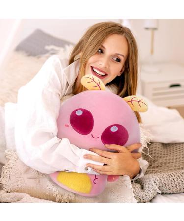 Mewaii 8'' Maple Leaf Moth Mushroom Pillow Plush Toy - Soft and Cuddly Stuffed Animal for Kids - Buy Online on SooperMarket.com