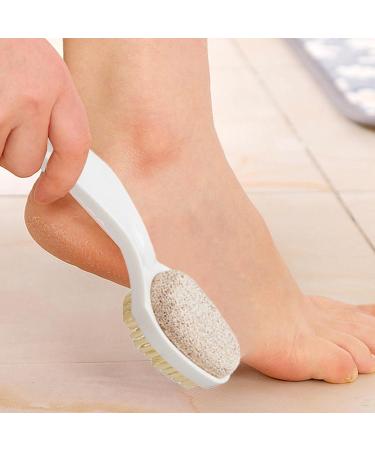 TROONZ Foot Brush and Pumice Stone - Multifunctional Foot Scrubber and Callus Remover for Feet | Gentle Foot Care Tools Anti-Slip Foot Scrubber Anti-Slip Pumice Stone for Feet Men and Women  - Buy Online on SooperMarket.com