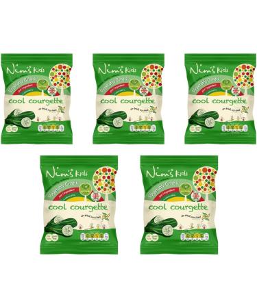 Nim's Kids Air Dried Crisps Vegan Vegetarian Healthy Snack (Courgette Crisps 5 x 16g Pack) - Buy Online on SooperMarket.com