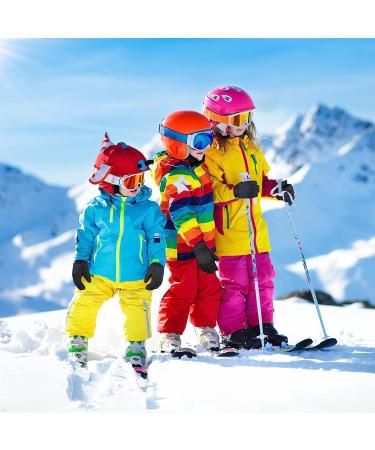 ONESING Kids Snow Gloves 2 Pair Set | Ages 3-12 | Boys Winter Ski Gloves | Warm, Windproof & Thick | Gray & Navy Blue (3-7 years) - Buy Online on SooperMarket.com
