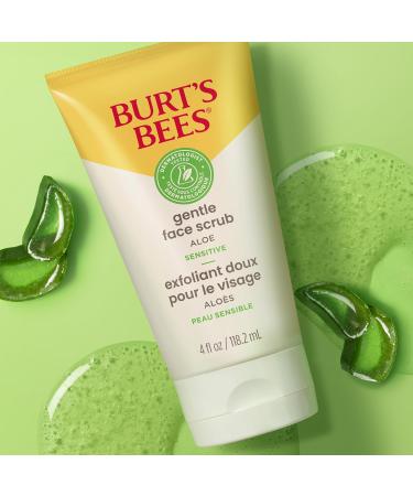 Burt's Bees Gentle Face Scrub with Aloe for Sensitive Skin 98.9% Natural Origin 118ml - Buy Online on SooperMarket.com