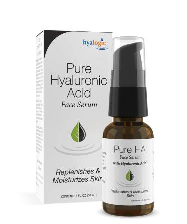Pure HA Face Serum with Hyaluronic Acid 1 oz by Hyalogic - Episilk - Facial HA Gel for Women and Men