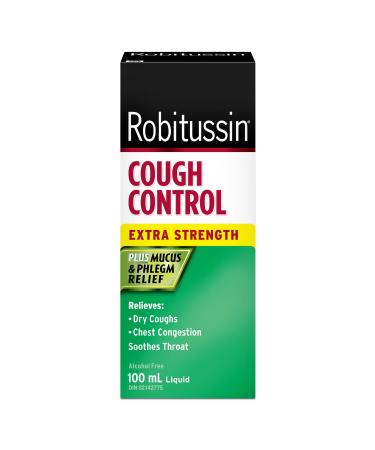 Robitussin Cough Control Extra Strength Cherry Flavor 100ml