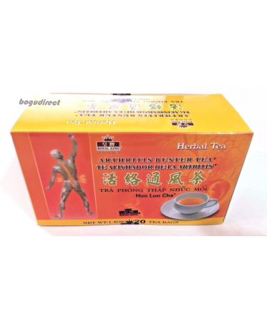 2 Boxes x 20 Bags Royal King Arthritis Buster Tea (Total 40 Tea Bags)