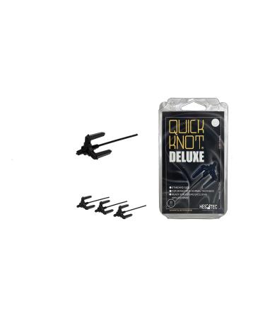 Quick Knot Deluxe | Mane clip for horses | Suitable for horses and ponies | Reusable (black standard) Standard Black