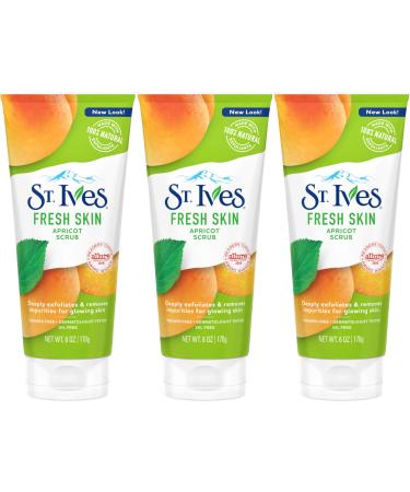 St. Ives Fresh Skin Apricot Scrub 6 Oz (Pack of 3) - Oil-Free & Invigorating - Buy Online on SooperMarket.com