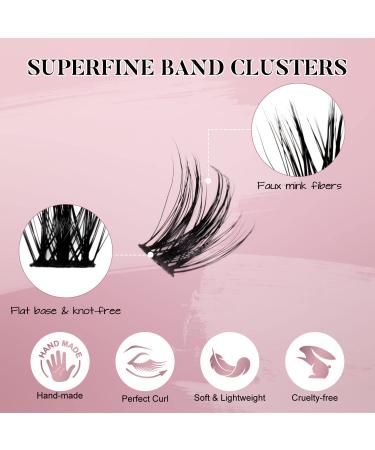 MilyBest DIY Lash Extension Kit - 144 Pcs Individual Lashes, Eyelash Glue, Applicator Tool, and More - Easy to Apply at Home (Kit M03) - Buy Online on SooperMarket.com