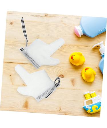 KOMBIUDA Anti-Eating Gloves Baby Mits Infant Thumb Sucking Kit - White 12x7cm - Buy Online on SooperMarket.com