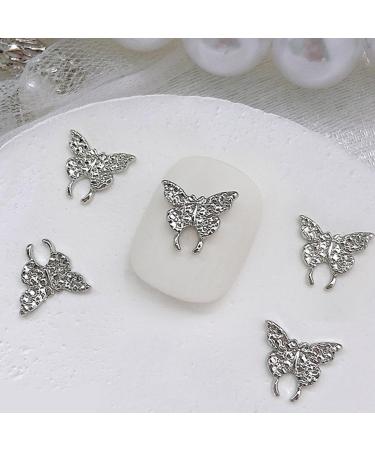10Pcs 3D Butterfly Nail For Nails Alloy Butterfly Nail Decoration Alloy Nail Butterfly Nail Manicure Accessories Manicure Accessories Orange - Buy Online on SooperMarket.com