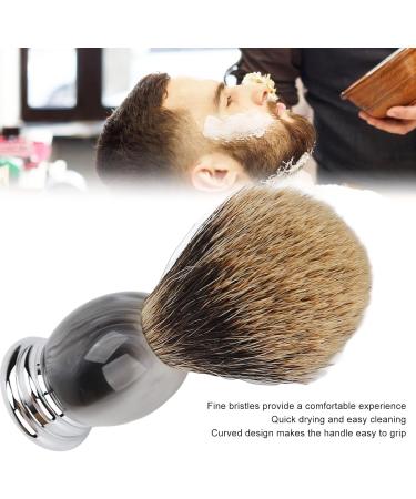 Premium Synthetic Shaving Brush for Men - Harz Bart Aluminum Alloy Grip | Perfect for Salon & Home Use - Buy Online on SooperMarket.com