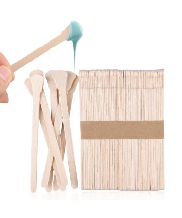 50 pieces of wooden spatula wax spatula made of wood face masks and hair removal cream Applicator Small wooden sticks wax stick mask stick
