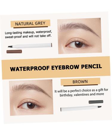 Angoily 4pcs Four Forked Eyebrow Pencil Miss Brush Lasting - Buy Online on SooperMarket.com
