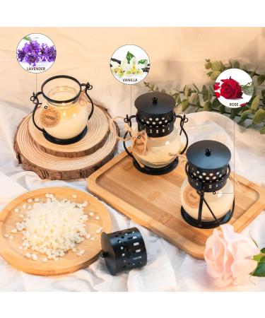 Fragrance Candles Set - 3 Soy Wax Aromatherapy Candles in Mini Lantern for Women - Perfect for Mother's Day Christmas & Valentine's Day - Lavender & Vanilla (3 x 2.5oz) - Buy Online on SooperMarket.com