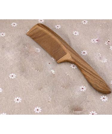 Comb Sandalwood Comb Massage Comb Horns Wooden Comb for Curly Hair Detangling No Static Handmade Plump Logs wooden comb - Buy Online on SooperMarket.com