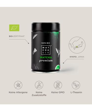 Buy 100% Organic Premium Matcha Tea 30g | Ceremonial Quality Green Tea from Japan - Matcha & Co - Buy Online on SooperMarket.com