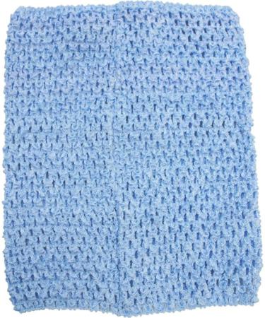 Time to Sparkle 4pcs Crochet Tube Top Tutu Dress Set - Baby Blue Infant Pettiskirt | 7x9 Skirt | 18x22cm - Buy Online on SooperMarket.com