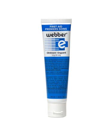 Webber Natural First Aid Ointment Protects against Infections and Provides fast healing with Vitamin E to fight Scars from Cesarean and Cuts Burns from Tattoos Wrinkles Acne and Very Dry Skin - 50g