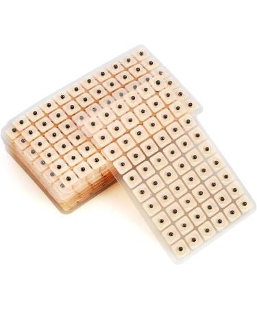 600pcs Ear Massage Stickers - Disposable Acupuncture Ear Seeds & Plaster Bean Acupoint Massage Tool for Wellness - Buy Online on SooperMarket.com
