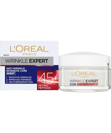 L'Oreal Paris Wrinkle Expert 45+ Anti-Wrinkle Night Cream 50 ml - Buy Online on SooperMarket.com