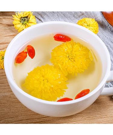 Chrysanthemum Tea 150g Chrysanthemum Tea Big Rhubarb Flower Yellow Chrysanthemum Tea Loose Leaf Edible yellow tea - Buy Online on SooperMarket.com