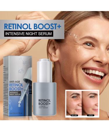 Retinol Face Night Serum Anti Wrinkle Serum Retinol Serum for Face Retinol Face Serum Face Moisturizer for Women Hydrating Serum Dark Spot Remover Anti Age Serum Plump and Smooth Skin - Buy Online on SooperMarket.com