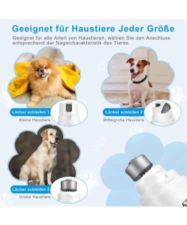 AMIR Dog Nail Grinder - Quiet Pet Nail Trimmer for Dogs & Cats - Buy Online on SooperMarket.com