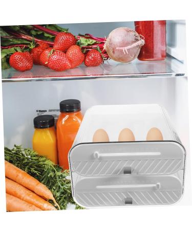 Refrigerator Organizer Tray Container Kitchen Countertop Storage Holder Large -layer Egg re-usable - Buy Online on SooperMarket.com