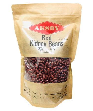 AKSOY Quality Red Kidney Beans 1.25KG 1.25 Kilograms