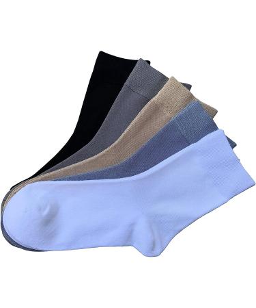 SERISIMPLE Bamboo Kids Crew Socks - Anti-Odor School Uniform Socks 5 Pairs (Medium) - Buy Online on SooperMarket.com